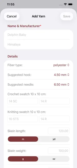 Crochetlog screenshot 3