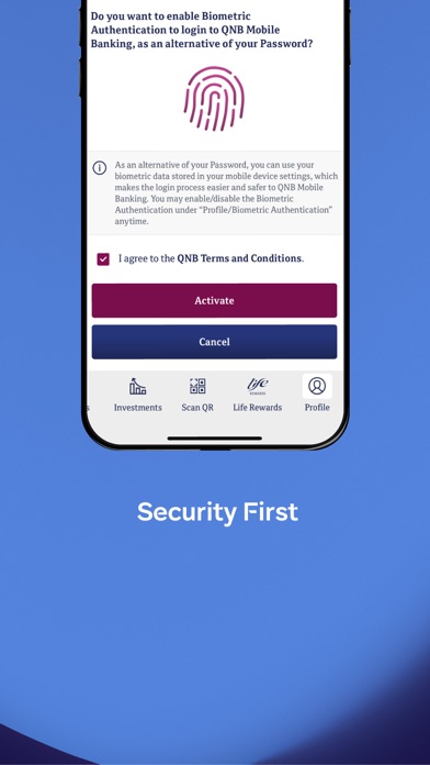 QNB Mobile Screenshot