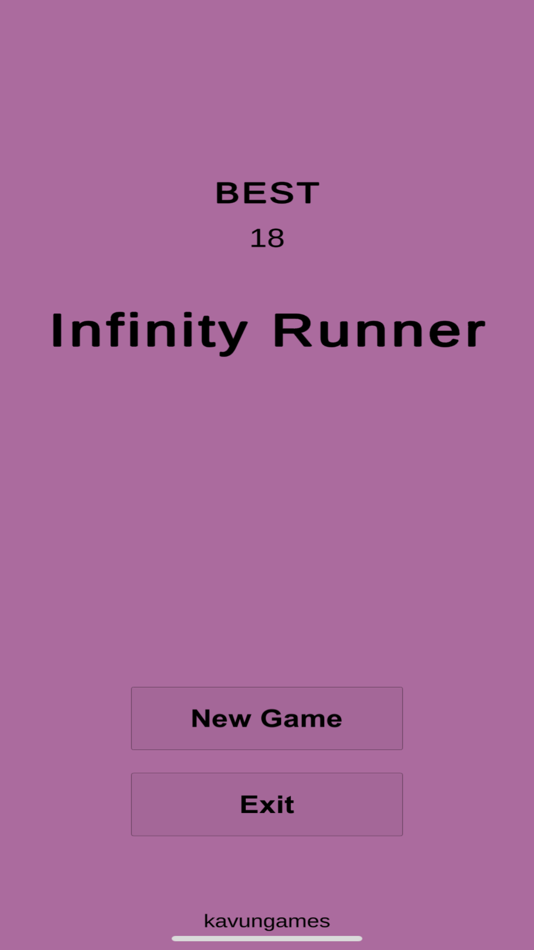 #1. Infinity Runner Kavun Games (iOS) بواسطة: Celal ORMANLI