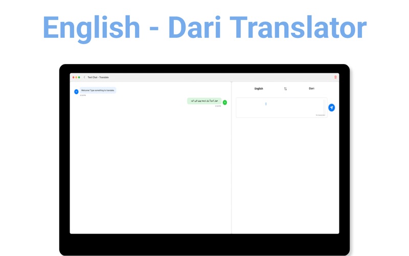 English - Dari Translator screenshot