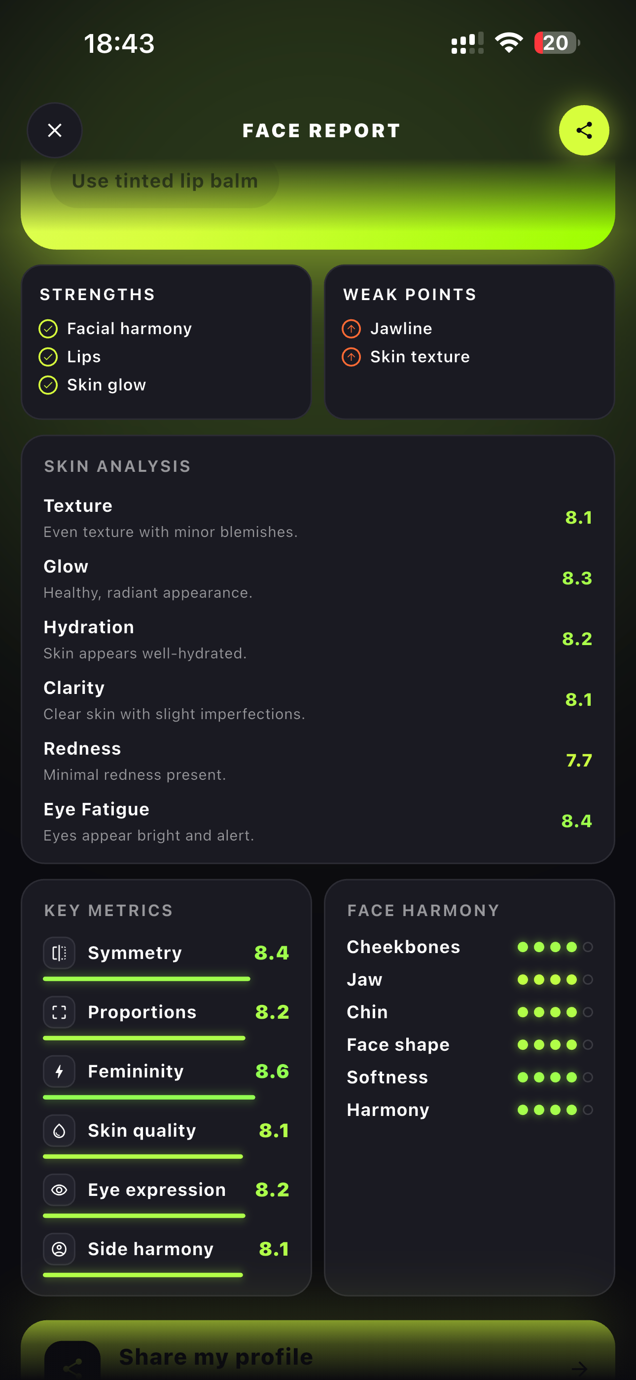 Loru: Looksmax AI Face Rating