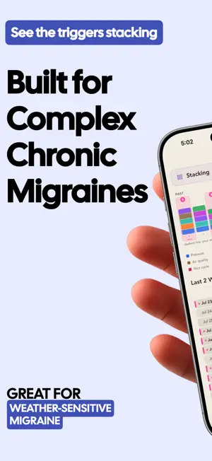 Migraine Help: Trigger Tracker screenshot 1