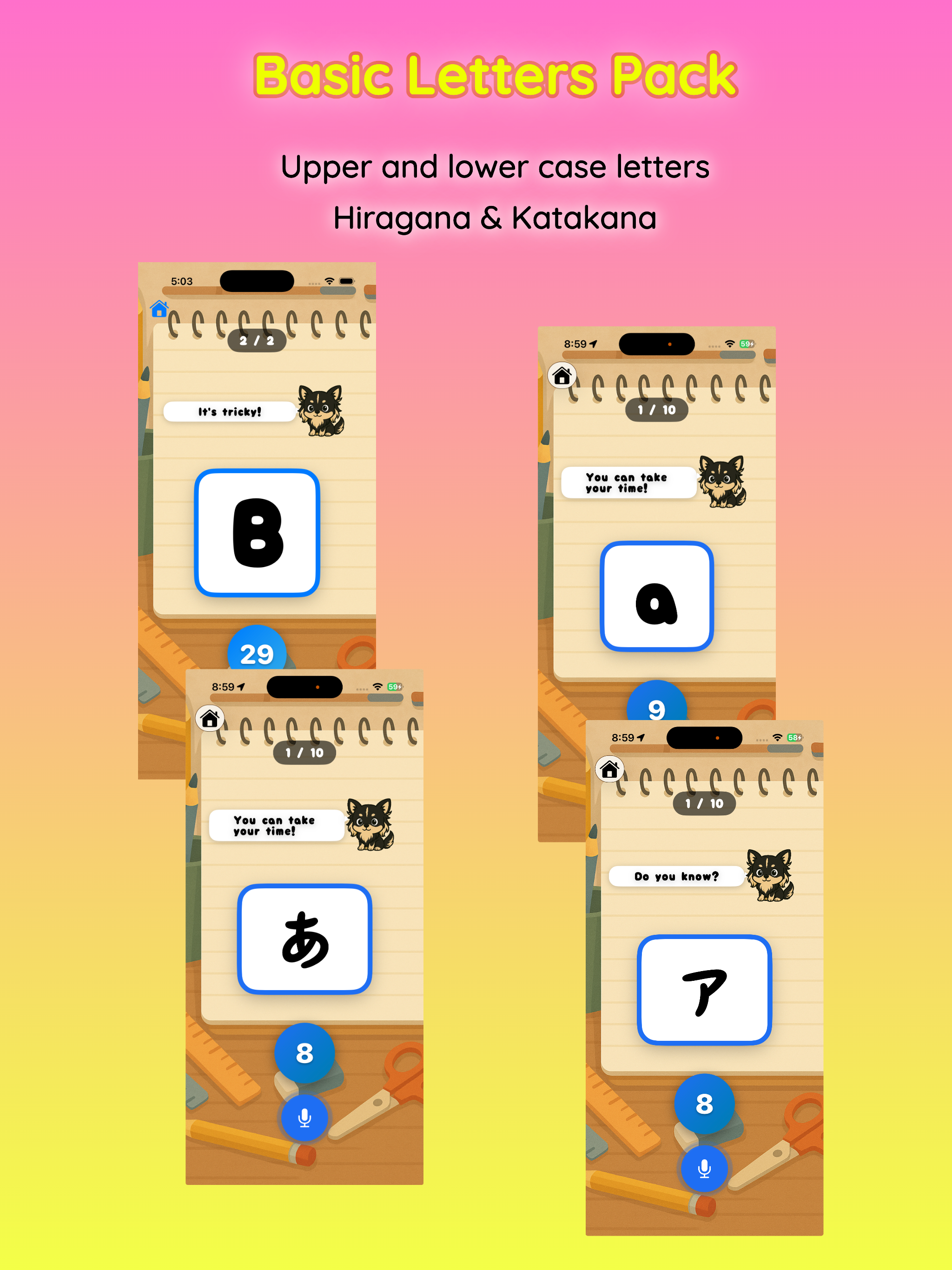 First Characters: Hiragana ABC