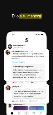 Threads App Store preview screenshot 4