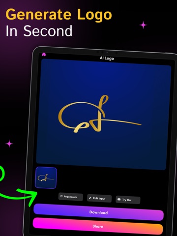 AI Logo Generator & Maker App iPad screenshot