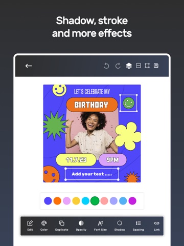 Social Media Posts Design iPad screenshot