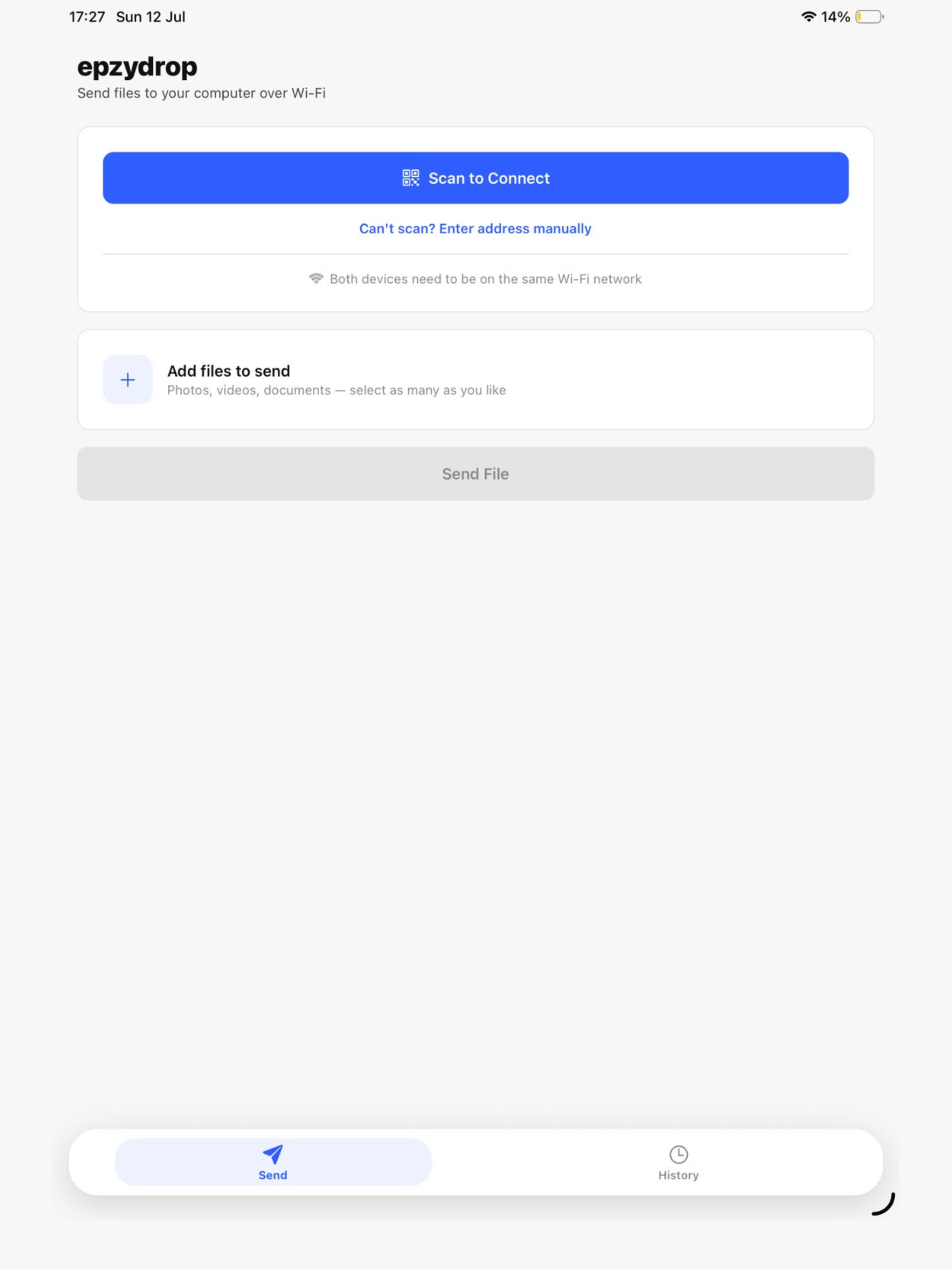EpzyDrop - File Transfer screenshot 3