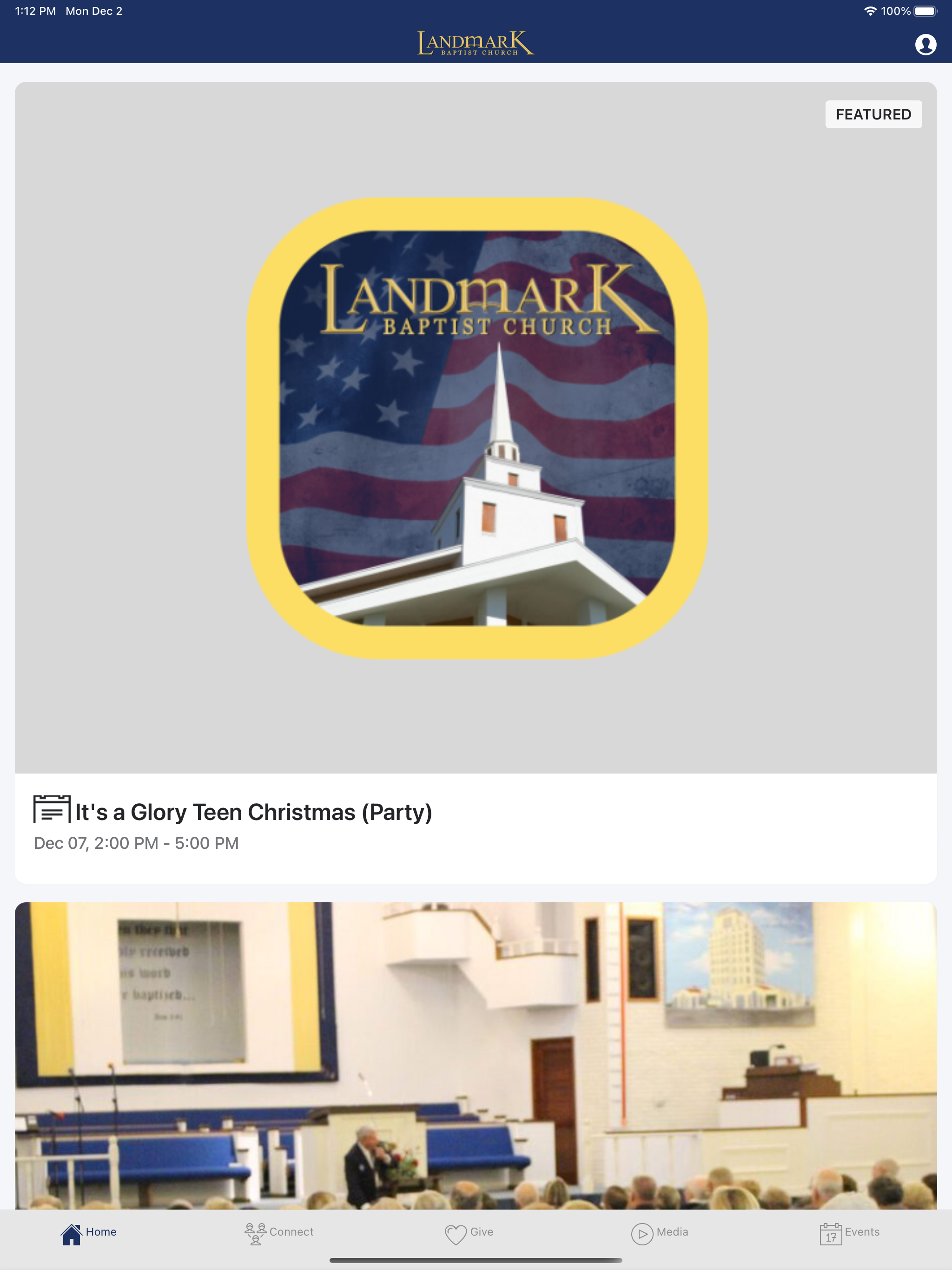 Landmark Baptist Church FL screenshot 3