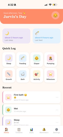 Littlefoot Baby Journal screenshot