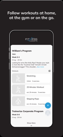 Fitness Concepts screenshot
