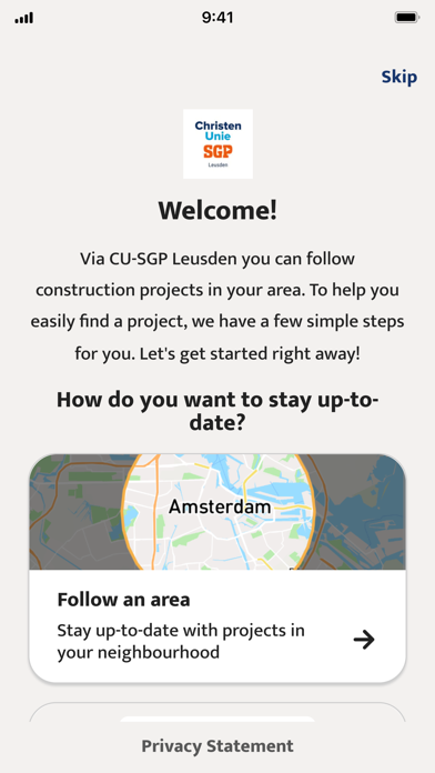Screenshot 1 of CU-SGP Leusden App