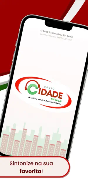 Radio Cidade 104.9 - ENEAS FM screenshot 1