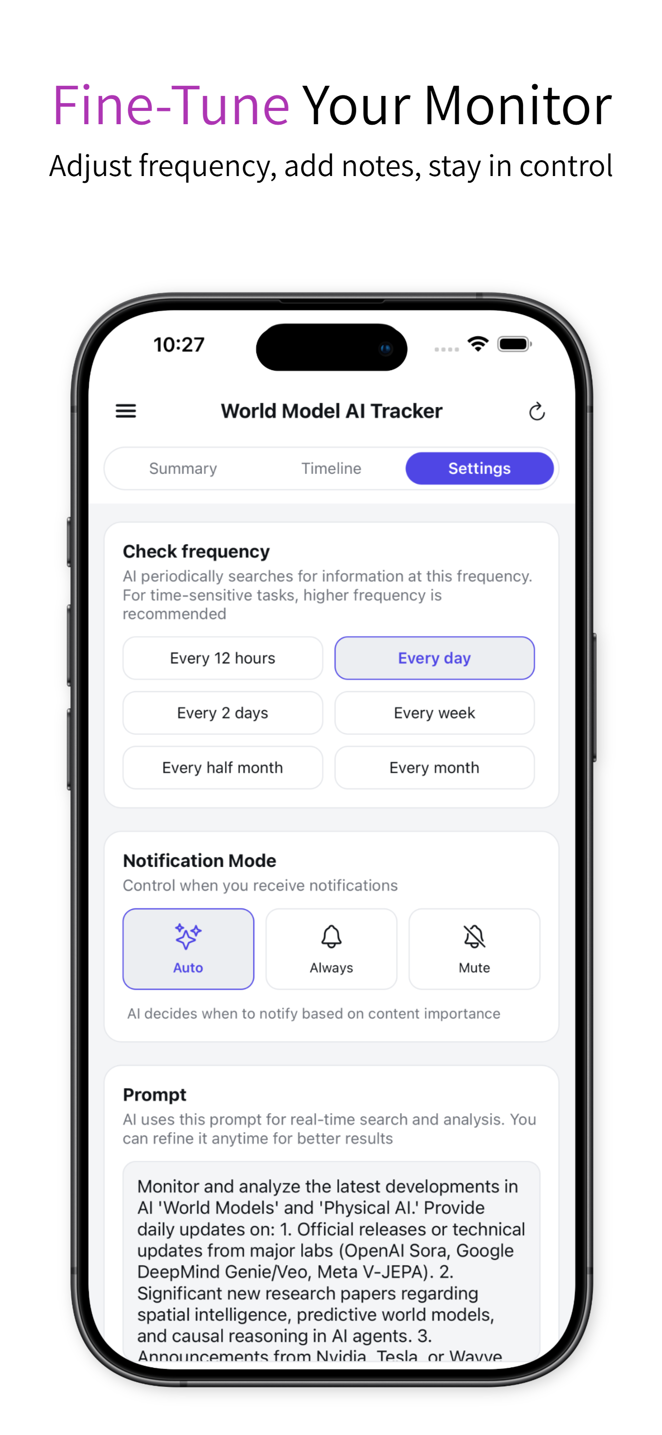 SayWhen - AI Monitor screenshot 7