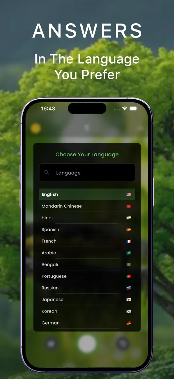 #3. Tree identifier - Ai Scanner (iOS) Ved: Reda Mezghiche