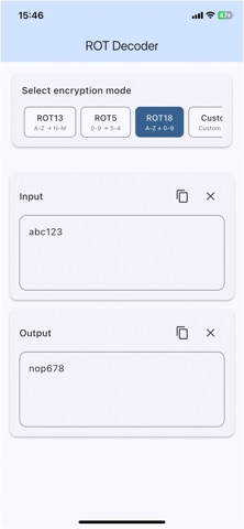 ROT13 Decoder Screenshot 4 of 7