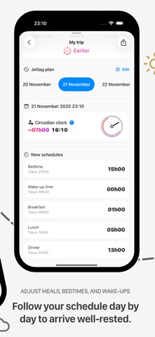 Jetlag - Travel & Timezone Screenshot 5 of 8