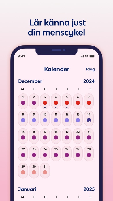 Libresse Menskalender Screenshot