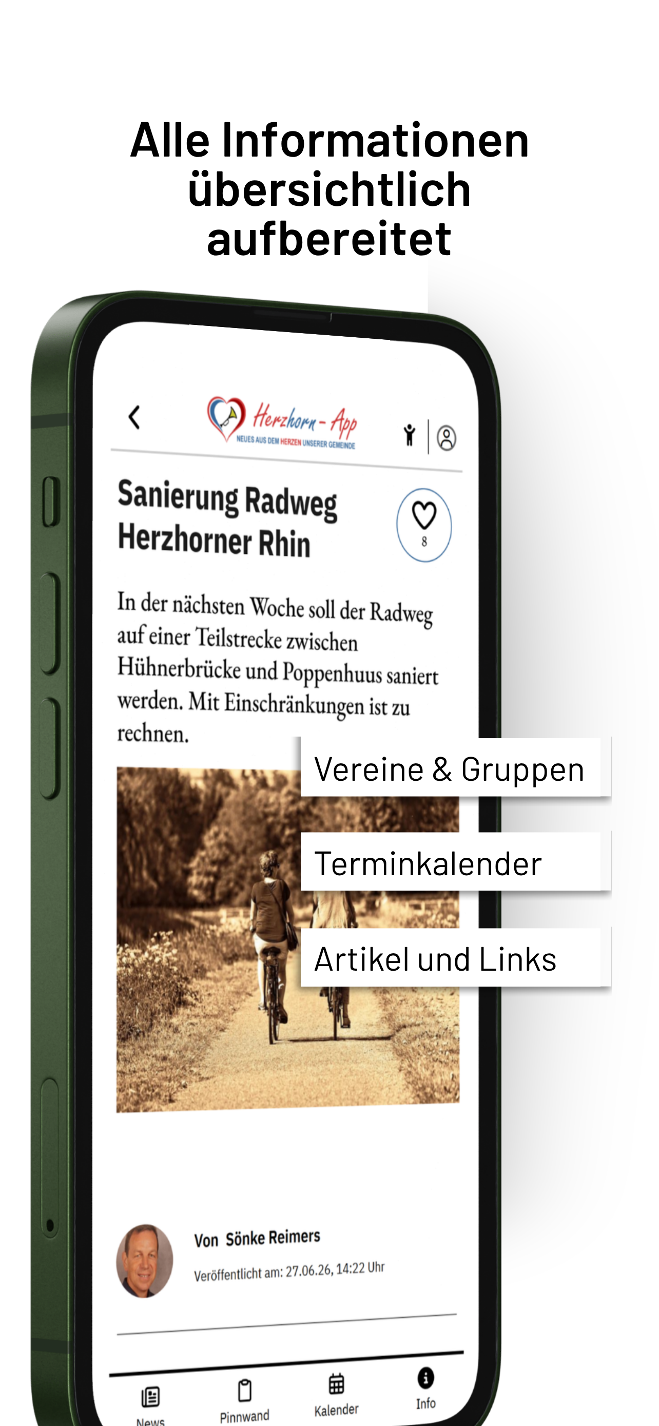 Herzhorn-App screenshot 4