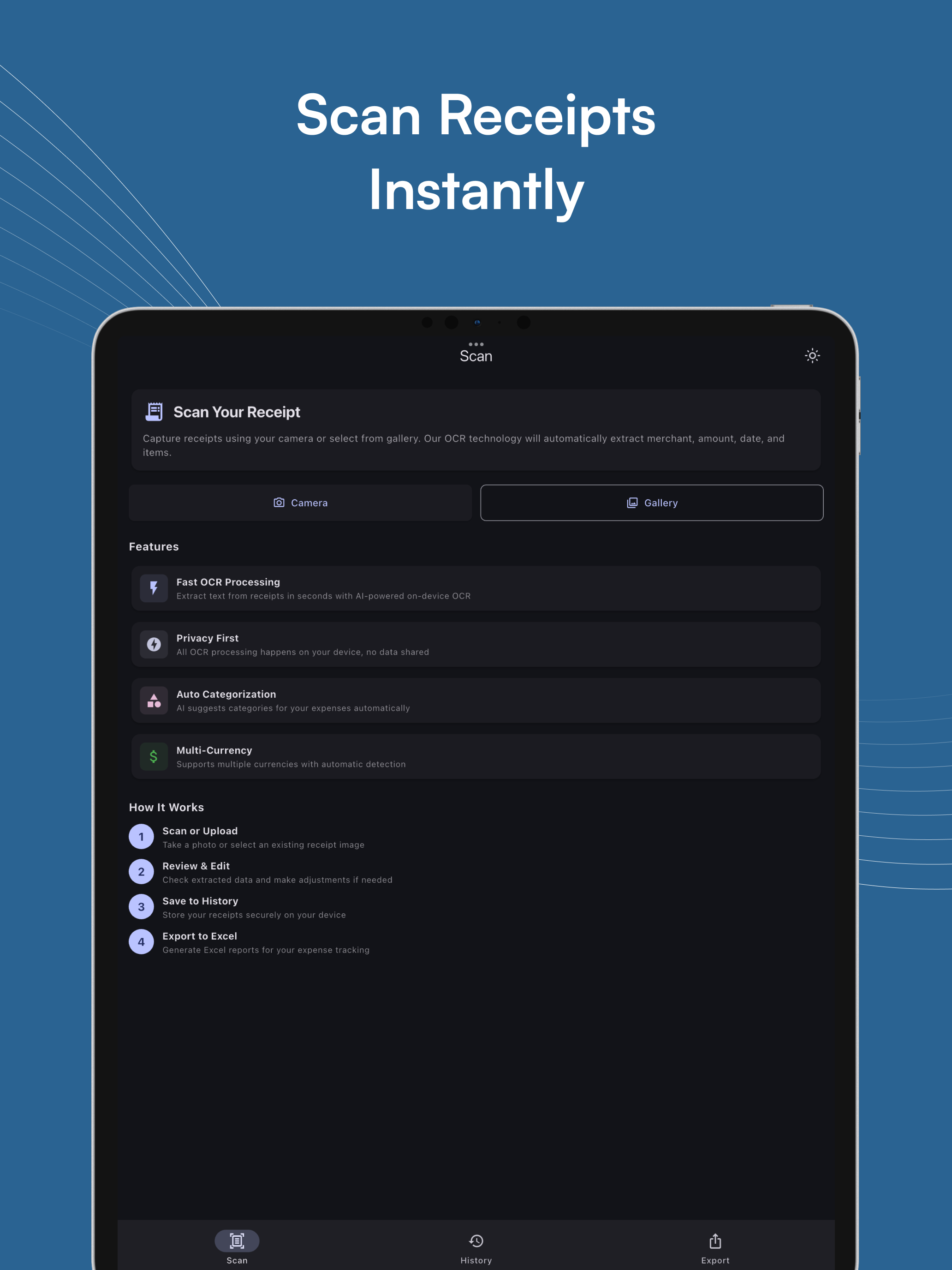 Smart Receipt Scanner & Export screenshot 10