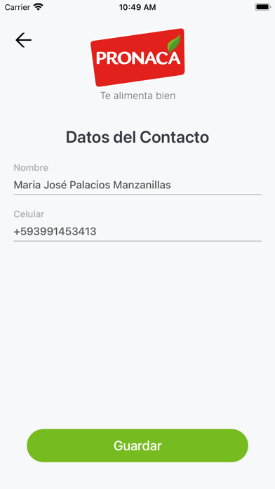 Pronaca Tarjeta Digital Screenshot