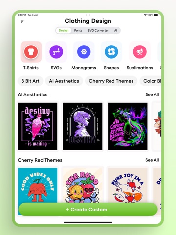 T-Shirt Designer & Printer iPad screenshot