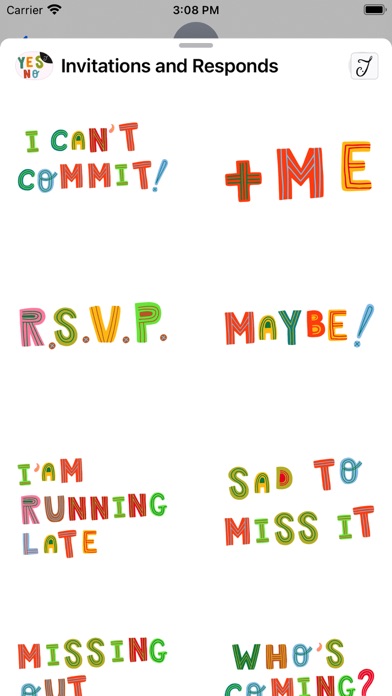 Screenshot #3 pour Invitations and Responds
