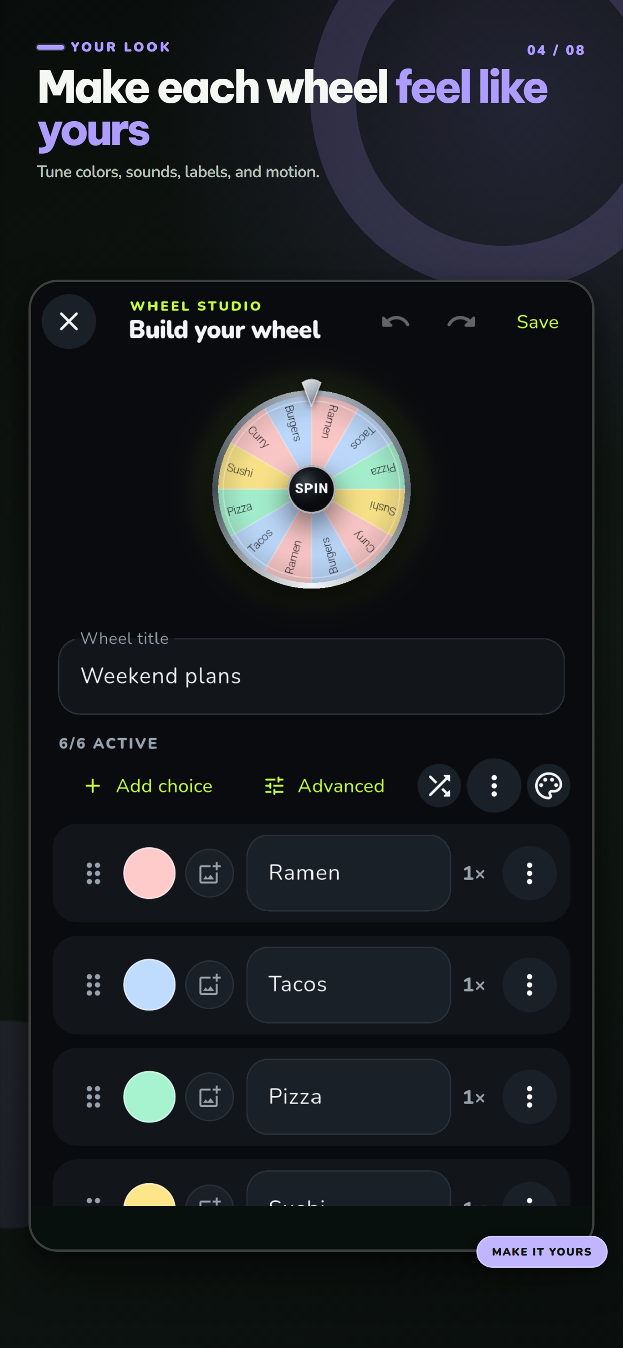 Spin the Wheel: Choose for Me screenshot 8
