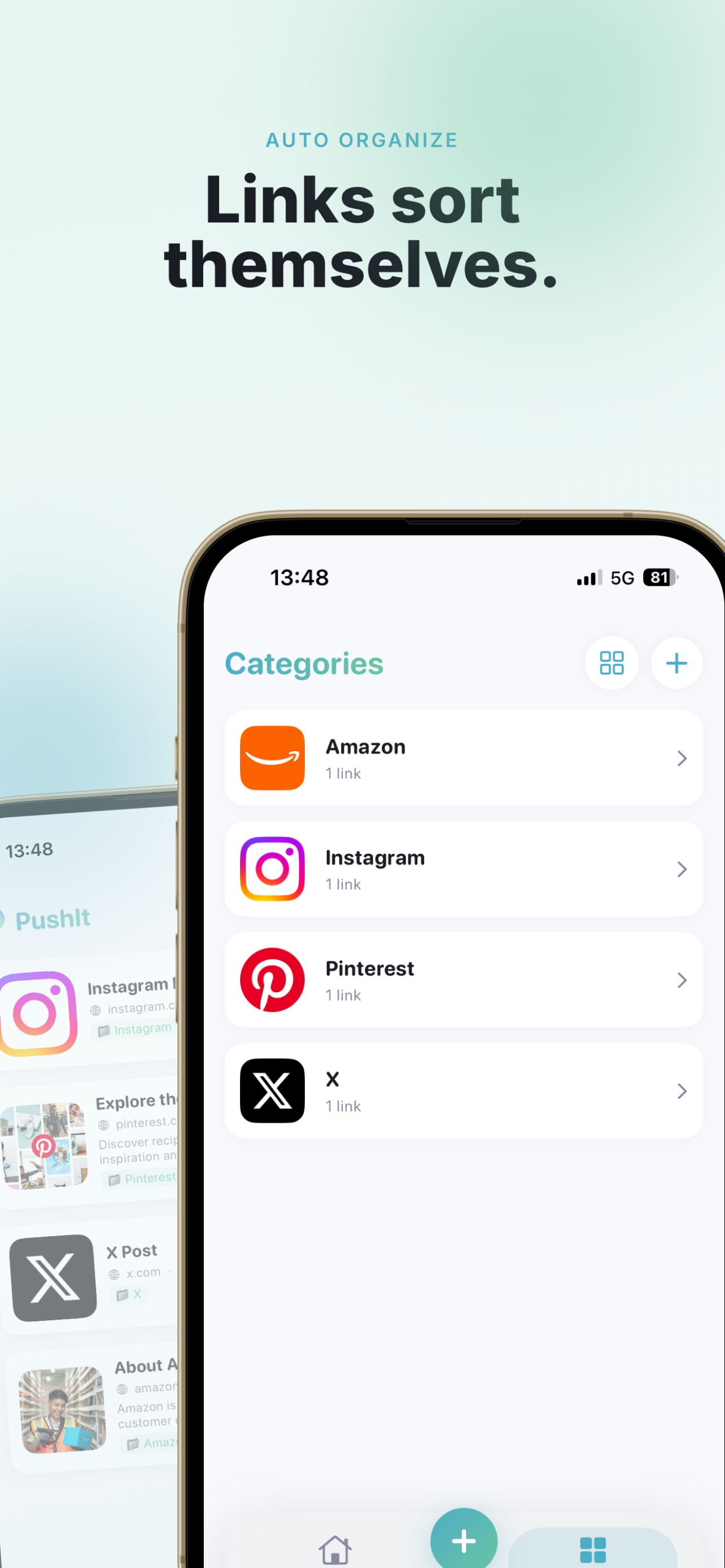 PushIt: Save Links & Bookmarks