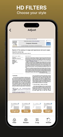Quick Scan - PDF & Doc Scanner iPhone screenshot