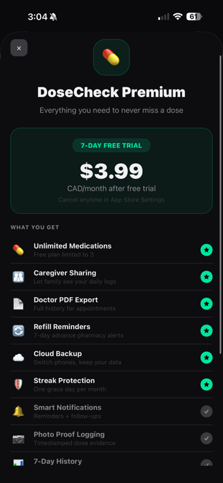 DoseCheck: Medication Tracker Screenshot 5 of 5