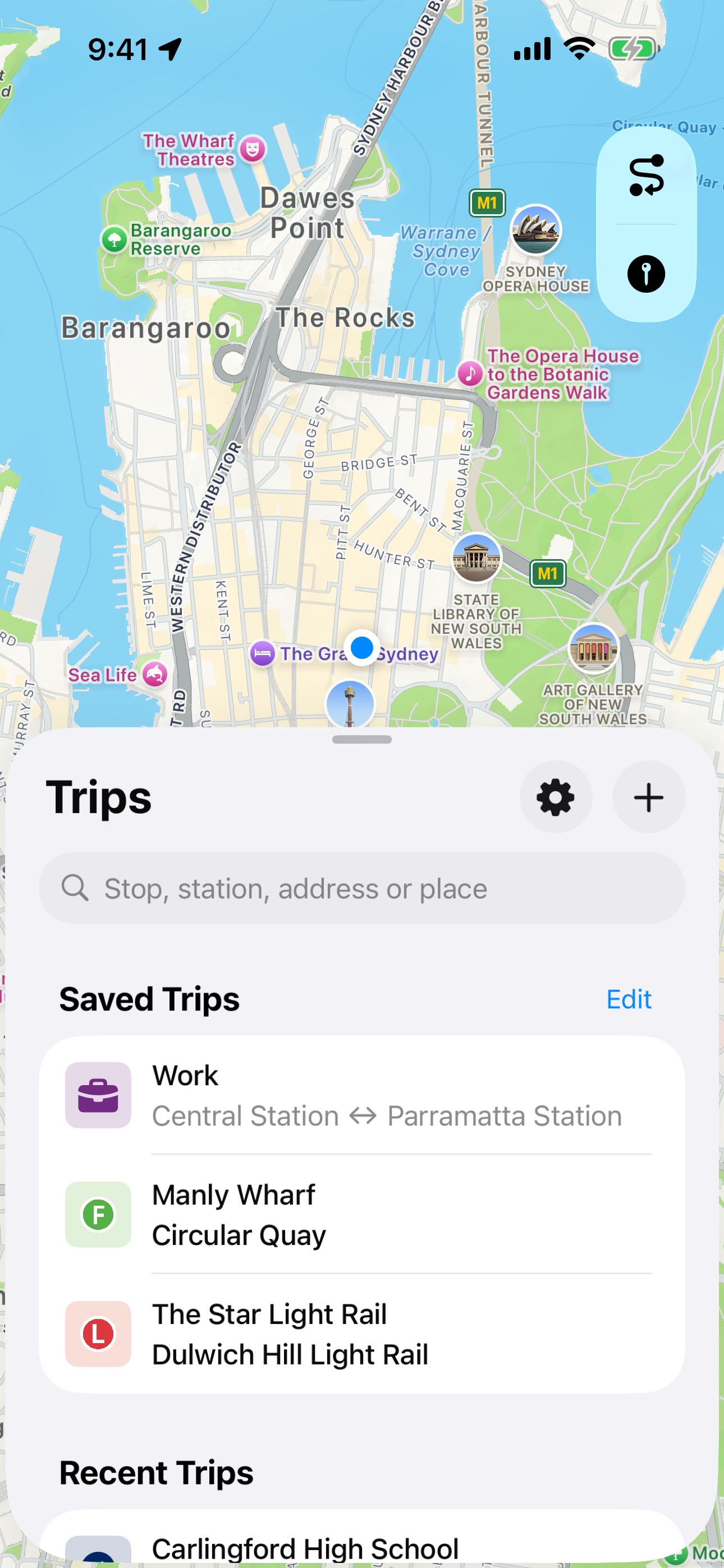 Trip Planner - NSW & Sydney