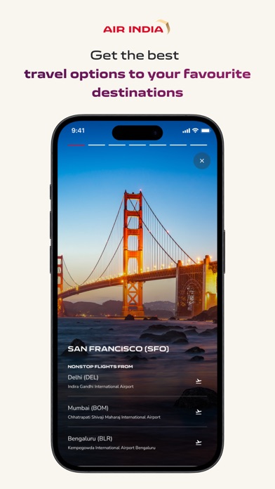 Air India: Book Flight Tickets iPhone screenshot 4 - Travel app