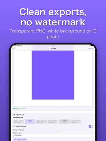 CutoutKit: Background Remover iPad screenshot