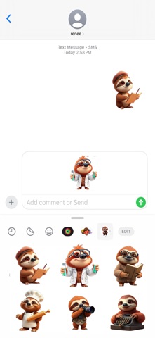 Rusty Sloth Stickers screenshot