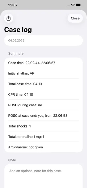 CPR Log: ALS Timer screenshot 1