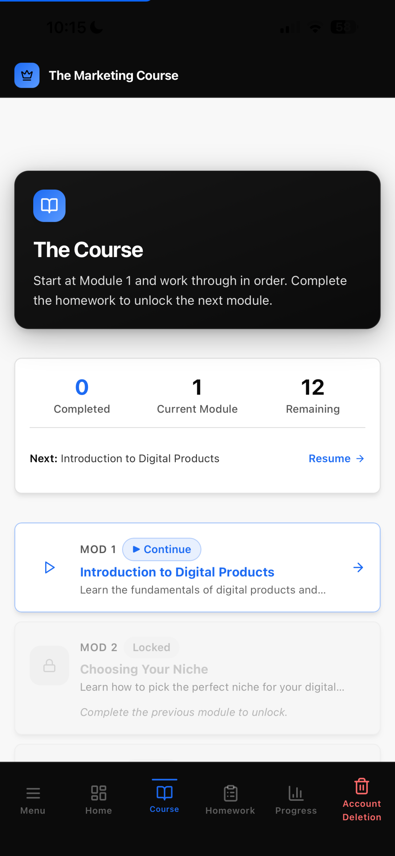 The Marketing Course screenshot 3