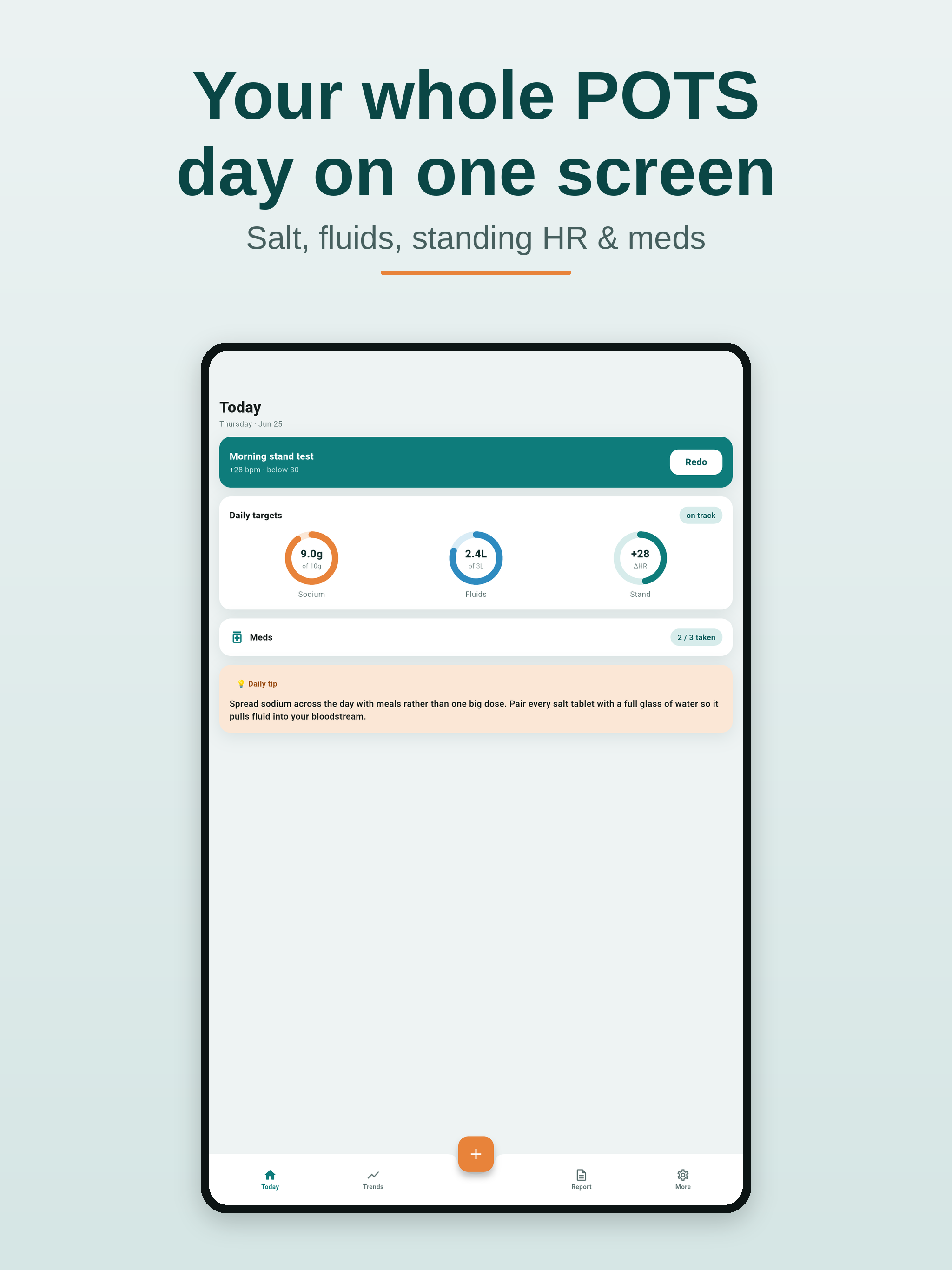 Upright: POTS Symptom Tracker screenshot 9