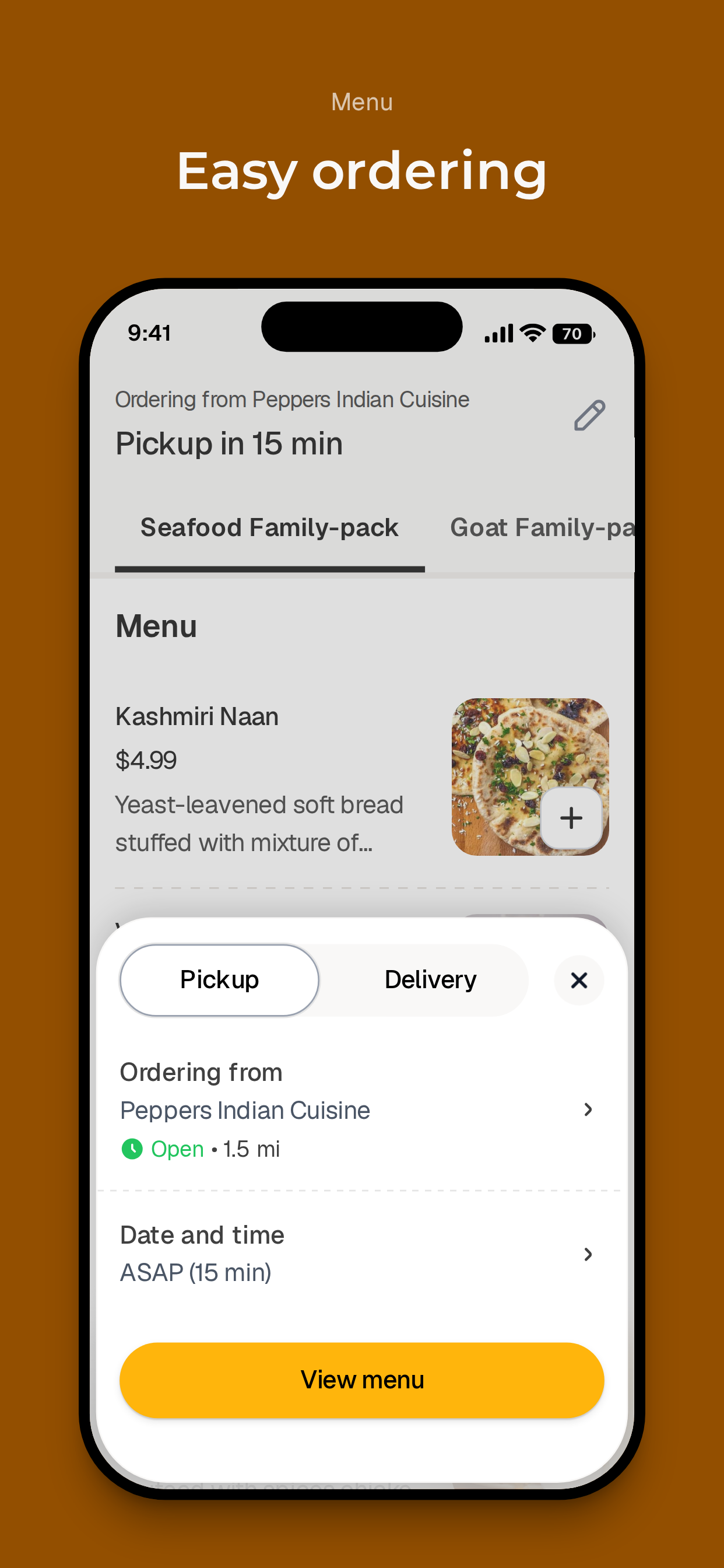 Peppers Indian Cuisine screenshot 3