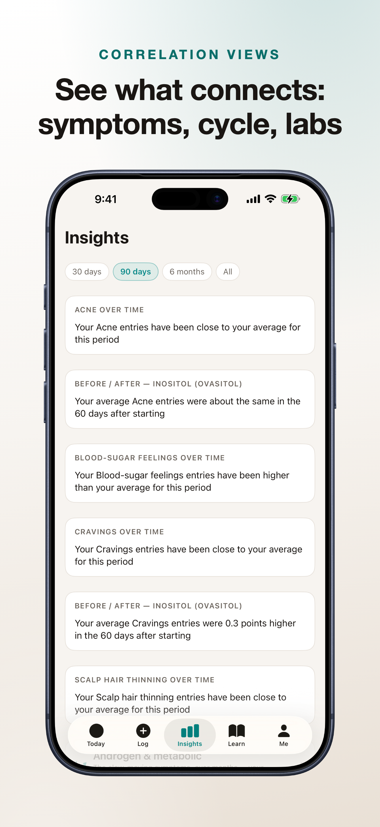 PCOS Companion: Symptom Log screenshot 5
