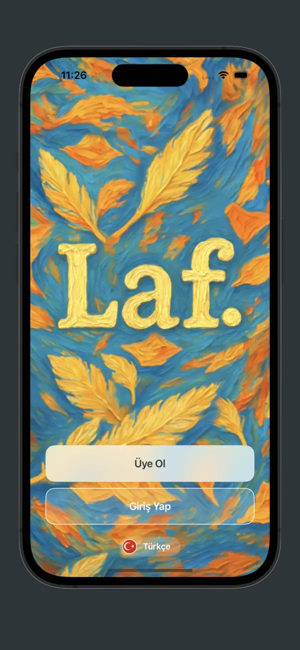 Screenshot #1 pour Laf. - Bi' güzel şiir yazmalı.