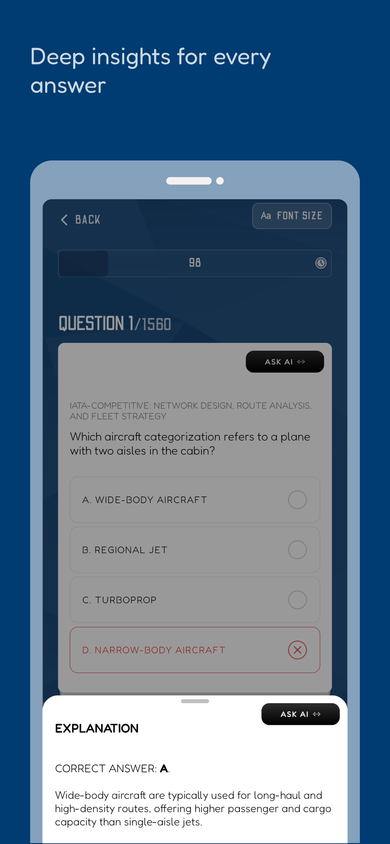 IATA Exam Prep: with AI screenshot 4