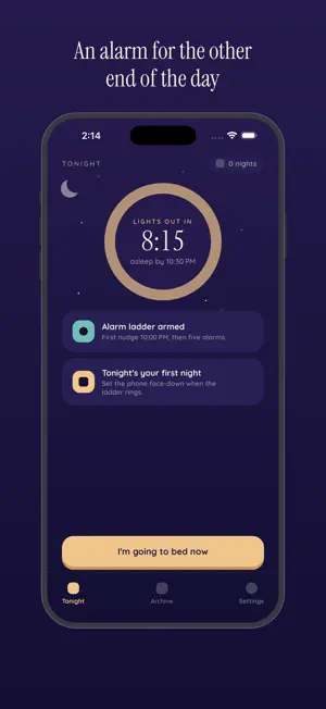 Owlish: Bedtime Alarm screenshot 1