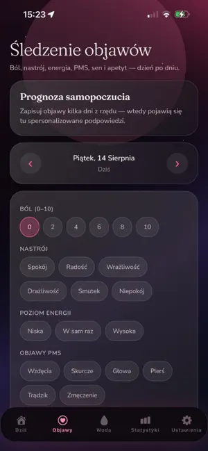 Lunae: kalendarz okresu screenshot 2