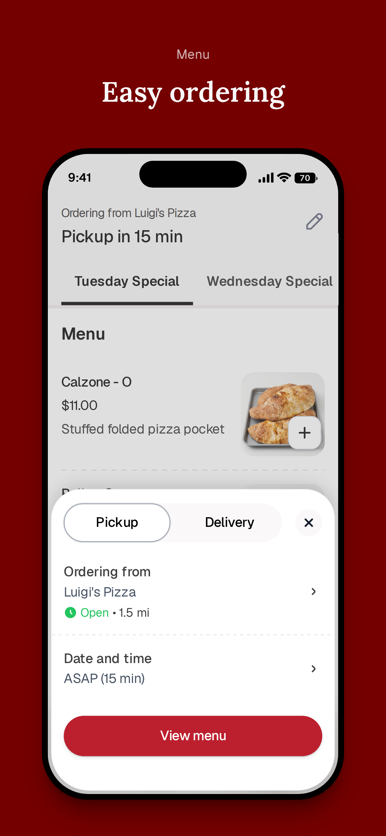 Luigis Pizza To Go screenshot 3