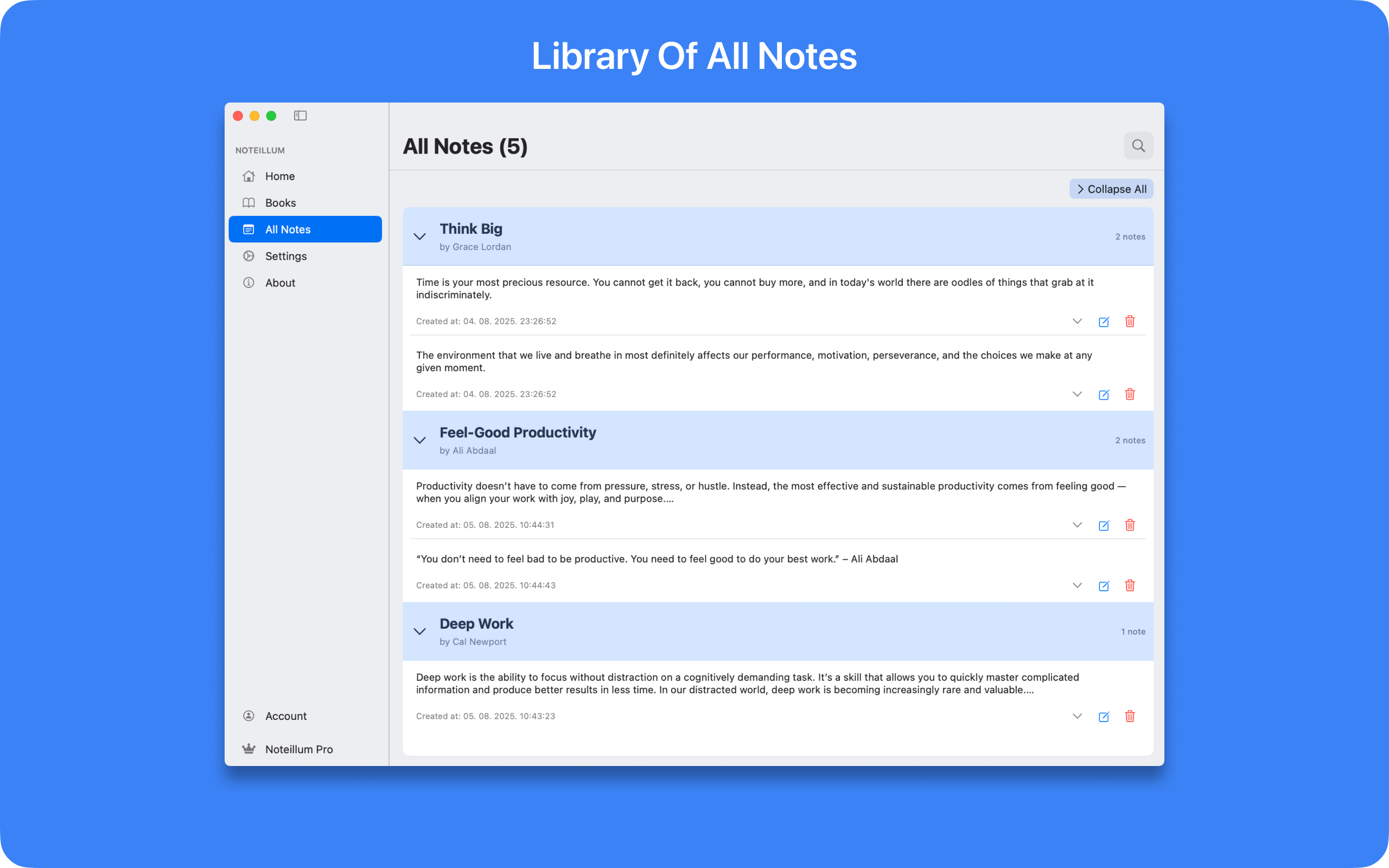 Notes from book - Noteillum screenshot 11