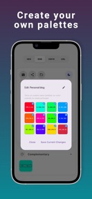 Color Wheel RGB CMYK HSL screenshot