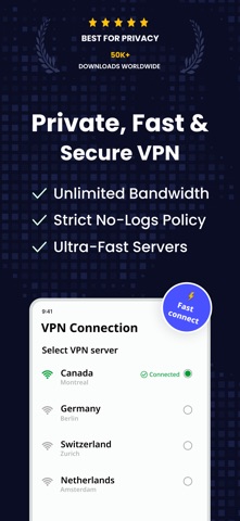 Quick VPN: AI Fast VPN Proxy iPhone screenshot