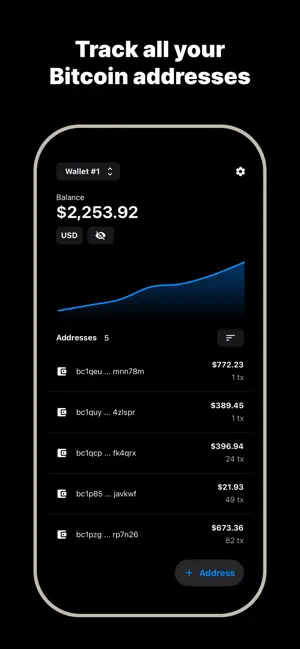 Bitcoin Tracker - BitScout screenshot 1