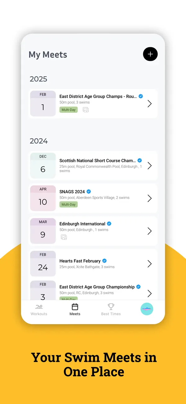 Screenshot #1 pour Swimpion: Swimming App