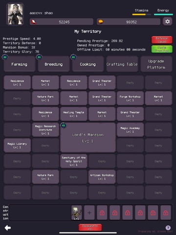 Spiritbone: Idle Necromancer iPad screenshot